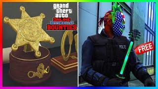 UNLOCK New Weapons Early POLICE Trophy Free BOTTOM Dollar Bounties GTA 5 DLC GTA Online Update