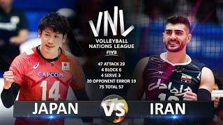 Japan vs Iran  Mens VNL 2023