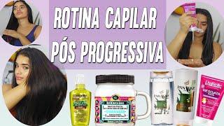 COMO CUIDAR DO CABELO DEPOIS DE UMA QUÍMICA?Rotina capilar pós progressivahidratação  capilar #hair