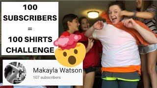 100 SHIRTS CHALLENGE