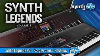 SYNTH LEGENDS V3 26 new sounds  KORG KRONOS  NAUTILUS  SOUND LIBRARY