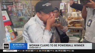 Woman claims to be Powerball winner at Downtown LA mini mart