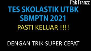 Bocoran Soal TPS UTBK 2021  Dengan CARA CEPAT