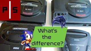 Comparing the Four Official Sega Genesis Models  Pixel Slayers 4K