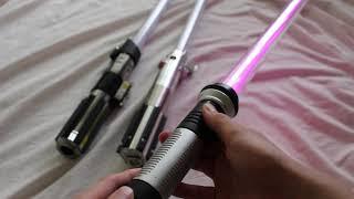 Star Wars Force FX lightsabers vs FX sabers Whats the Difference