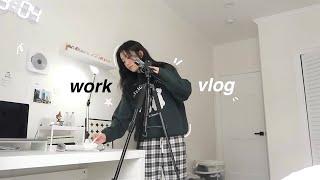 work vlog remote meetings content marketing intern wfh lifestyle 