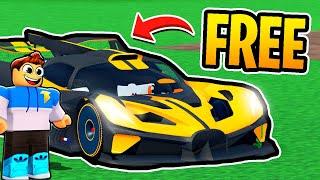 How To Get This Bugatti Bolide For FREE In Car Dealership Tycoon