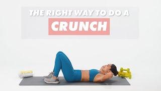 How To Do Crunches  The Right Way  Well+Good