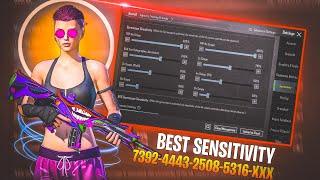 BEST SENSITIVITY 2024 BGMI 3.3 ZERO RECOIL SENSITIVITY CODE SETTING ALL GUN NO RECOIL