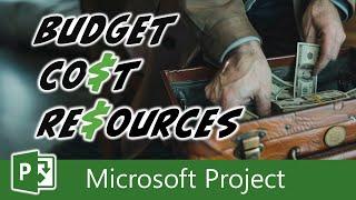 How to Use Budget Cost Resources in Microsoft Project