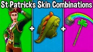 7 BEST ST PATRICKS DAY SKIN COMBINATIONS Fortnite Sgt. Green Clover Combos