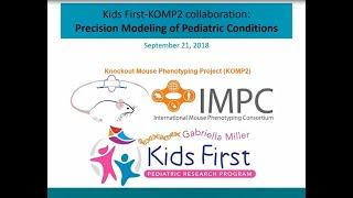 Webinar Kids First and KOMP2 Programs Collaborate on Precision Modeling of Pediatric Conditions