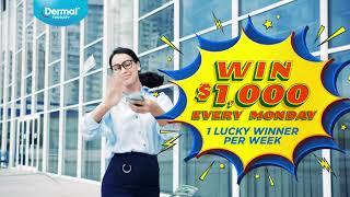 Win Real Money in Cash  The Total Prize is $8000 AUD    Dermal Therapy Happy Monday$ Promo