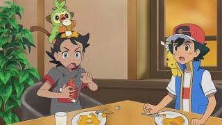 Pokemon Master Journeys Grookey Makes Gohs New Hairstyles By Honey.ENGLISH DUBBED.