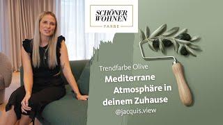 Neue Trendfarben 2024  Einrichtungstrends  Trendfarbe Olive  Mediterrane Einrichtung Zuhause