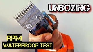 Unboxing VGR V682 with Live Haircut Waterproof Test RPM Test #vgr