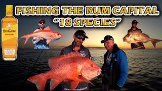 18 DIFFERENT SPECIES  SHALLOW TO DEEP  BUNDABERG  Red Emperor Snapper Pearl Perch Flametail