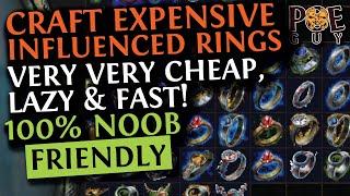 POE 3.25 - POEGUYs CRAFTING METHOD FOR INFLUENCED RINGS  FAST CHEAP & 100% NOOB FRIENDLY