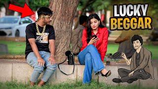 Lucky Beggar Prank  Prank in Pakistan  Zaid Chulbula