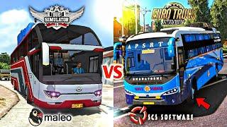 Bus Simulator Indonesia VS Euro truck Simulator 2  Maleo vs SCS Software