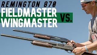 New Remington 870 Pumps vs Old  870 FieldMaster vs 870 WingMaster 12ga Pump Shotgun Review