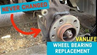 TRAFFIC VIVARO 2015 - 2019 HOW TO CHANGE A WHEEL BEARING - NO SPECIAL TOOLS