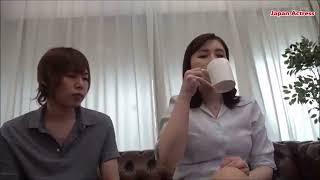 Japanese Mom sleep in couch