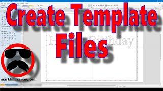 Creating Template Files - Part 48 - Vectric For Absolute Beginners