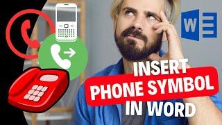 How to Insert Phone Symbol in Word 2 Unique Methods 