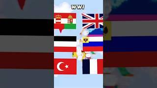 WW1 Countries WW2 countries WW3 countries..#shorts #youtubeshorts #viral   AK WORLD •
