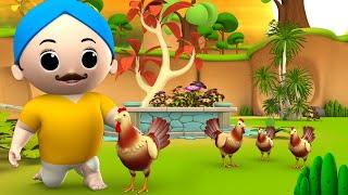 Hens Small Chicks Story - 3D Animated Kids Tales Moral Stories