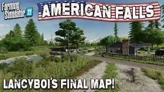 “AMERICAN FALLS” FS22 MAP TOUR  NEW MOD MAP  Farming Simulator 22 Review PS5.