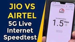 Jio 5G Vs Airtel 5G LIVE Internet 5G Speed Test After Price Hike  Does It Improve ?
