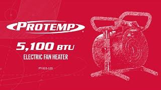 ProTemp®  5100 BTU Electric Fan Heater