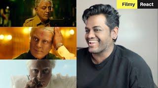 Indian 2 Trailer REACTION  Filmy React  Kamal Haasan  Shankar  Lyca Production