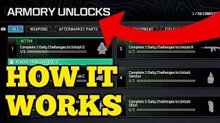 MW3 - How ARMORY UNLOCKS Work  Unlock  Guns By Armory Unlock Challenges 