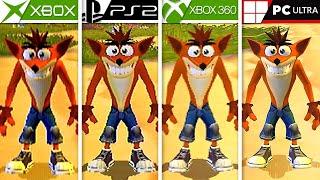 Crash Twinsanity 2004  PS2 vs Xbox vs Xbox 360 vs PC Ultra 4K Full Graphics Comparison