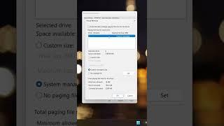 How to increase RAM of your PC free \ Virtual Memory #shorts  #shortvideo