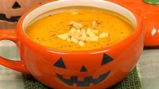 Pumpkin Potage Recipe Delicious Halloween Soup with Sweet Kabocha Squash  Cooking with Dog