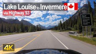 Scenic Drive from Lake Louise to Invermere through the Kootenay & Banff National Park 