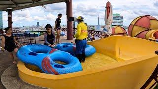 Lets Try All Waterslides At Pororo Waterpark In Bangkok Thailand