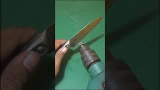 Ide kreatif mengasah pisau  #diy #barangbekas #tutorial