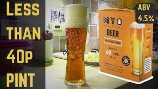 Never buy beer from shops again. Just 40p a pint  MYO Beer kit