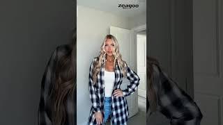 What I ordered vs. What I got Amazon Fall Tops ft.laurennicolewhite ⁠#fashionstyle #zeagoo