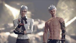 NieR Automata - all Adam and Eve scenes