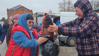 ЕйскРынок выходного дня в станице Старощербиновская. Наши покупки.