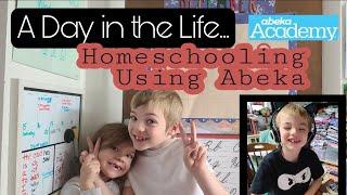 A Day In The Life Homeschooling a Kindergartener & 1st Grader with Abeka Academy