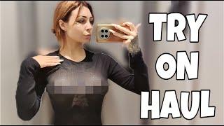 4K Transparent Try On Haul 2024  Get Ready With Me