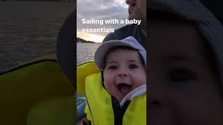 Essentials if you are sailing with a baby ️