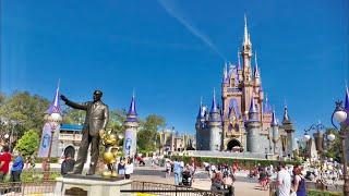 A Morning Walk Around Magic Kingdom 2021 in 4K  Walt Disney World Orlando Florida March 2021